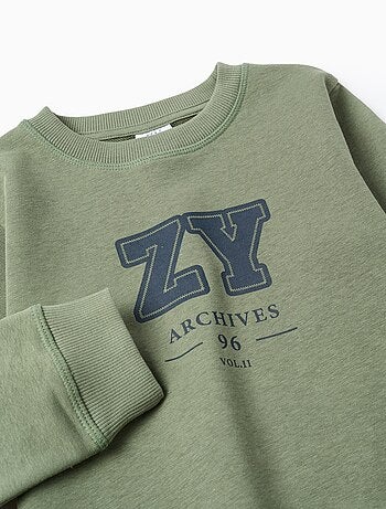 Sweat Imprimé Sur La Poitrine