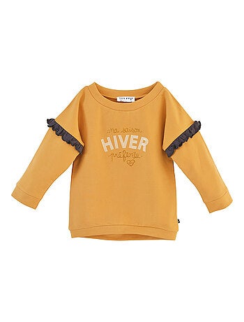 SWEAT JAUNE DANAELLE