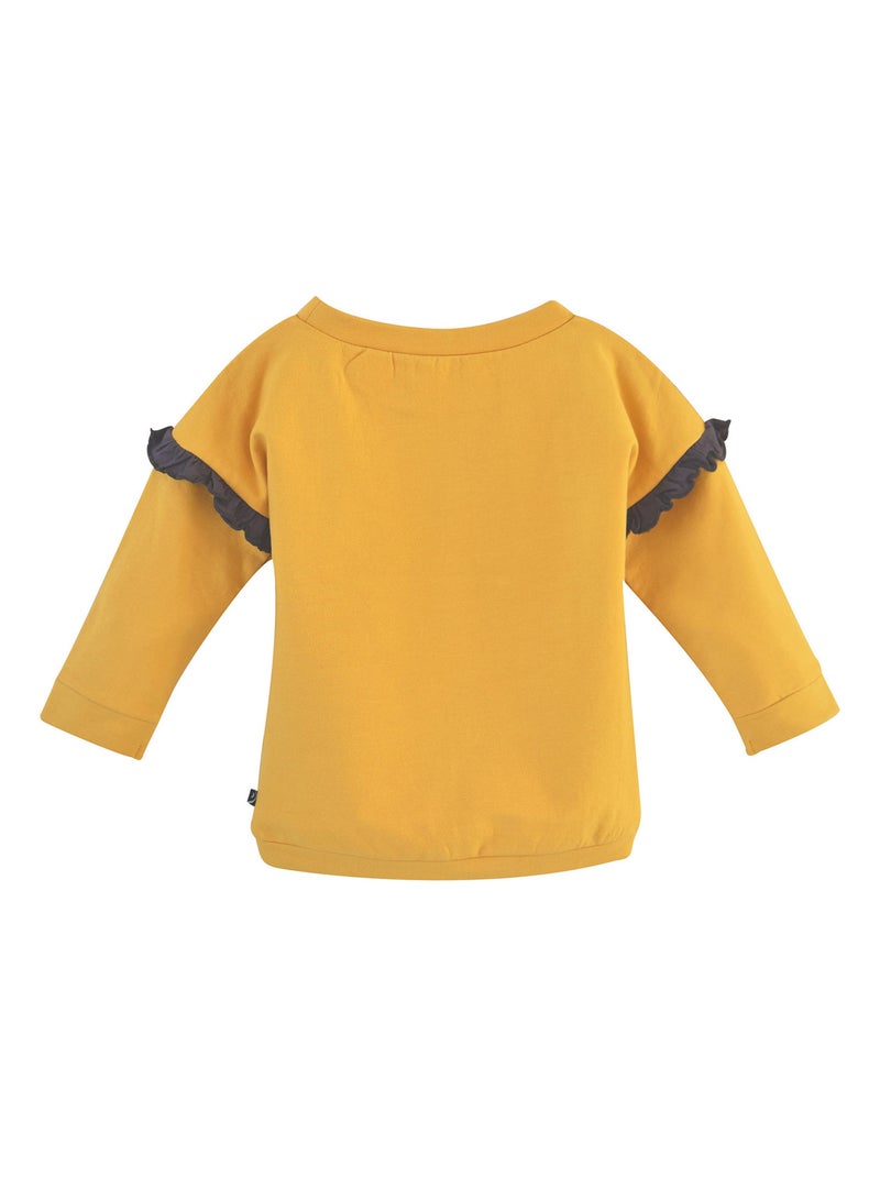 SWEAT JAUNE DANAELLE Jaune - Kiabi