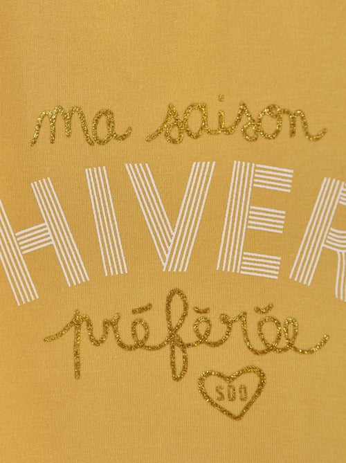 SWEAT JAUNE DANAELLE - Kiabi