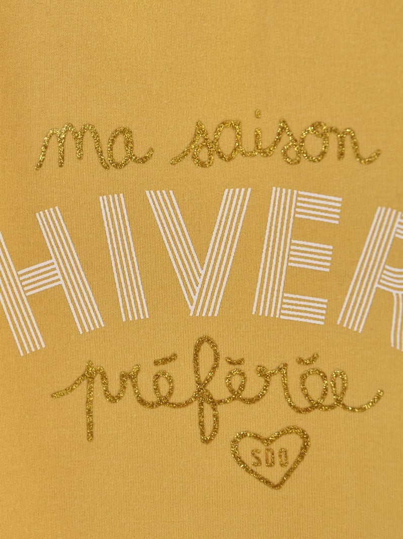 SWEAT JAUNE DANAELLE Jaune - Kiabi