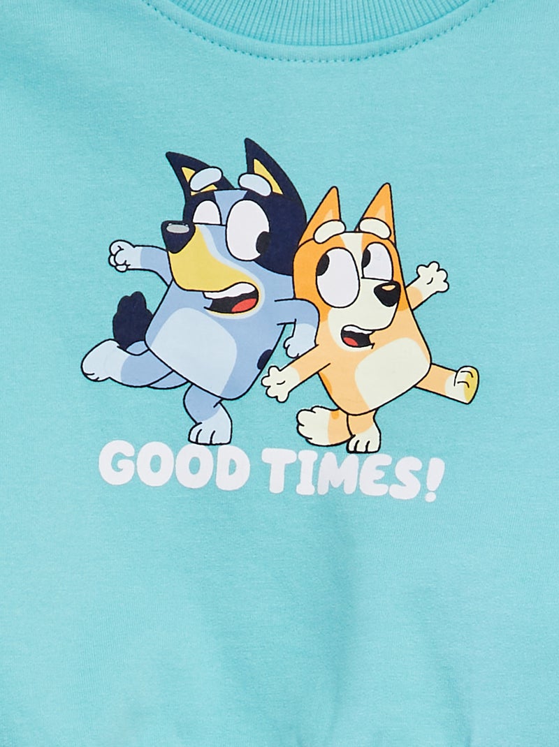 Sweat + jogging 'Bluey' - 2 pièces Bleu - Kiabi