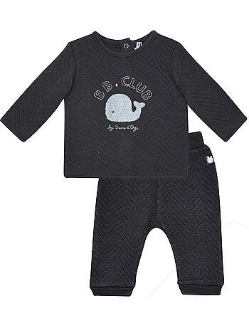 Sweat jogging sadri maille bebe