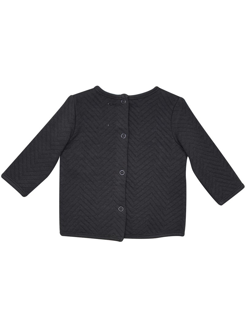 Sweat jogging sadri maille bebe Gris - Kiabi