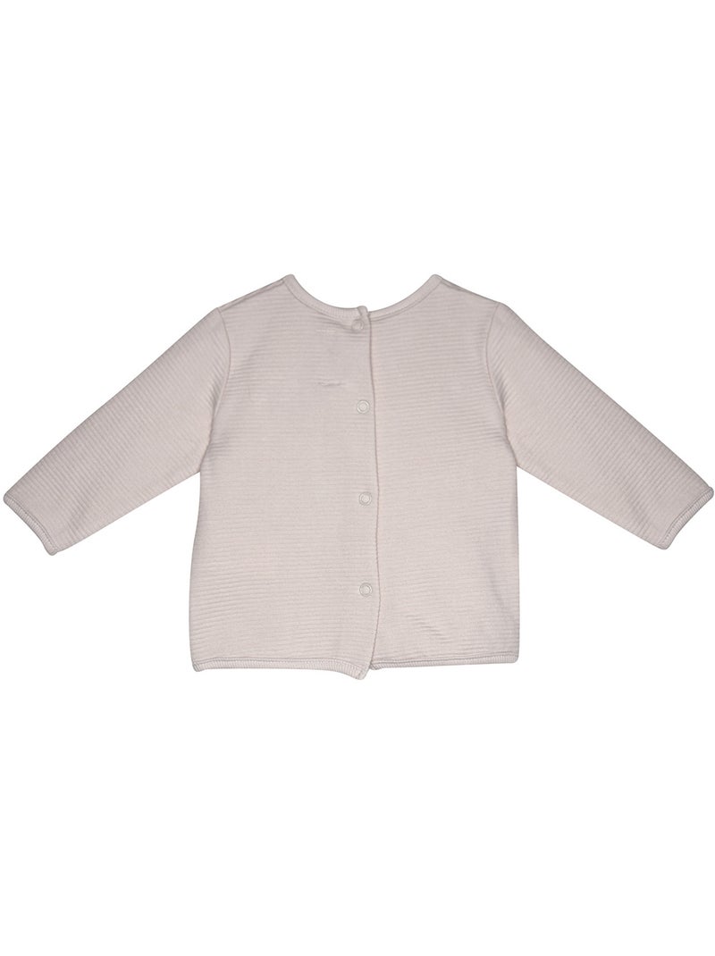 Sweat jogging sedat maille bebe Beige - Kiabi