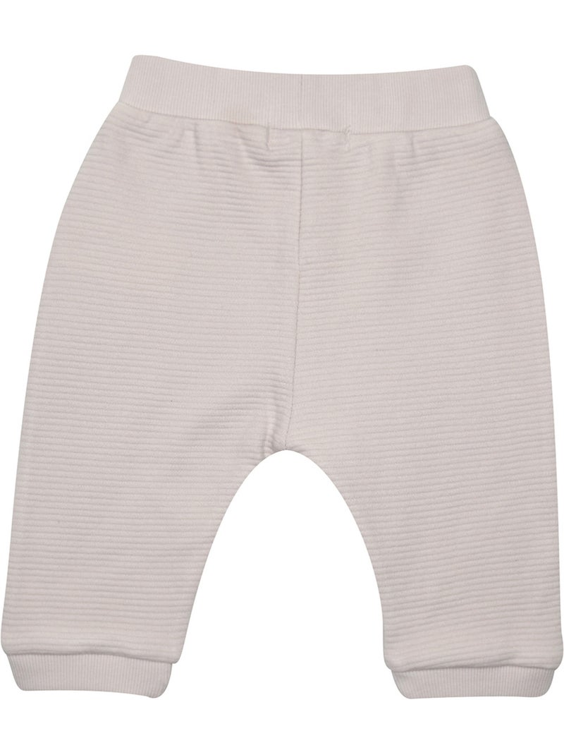 Sweat jogging sedat maille bebe Beige - Kiabi