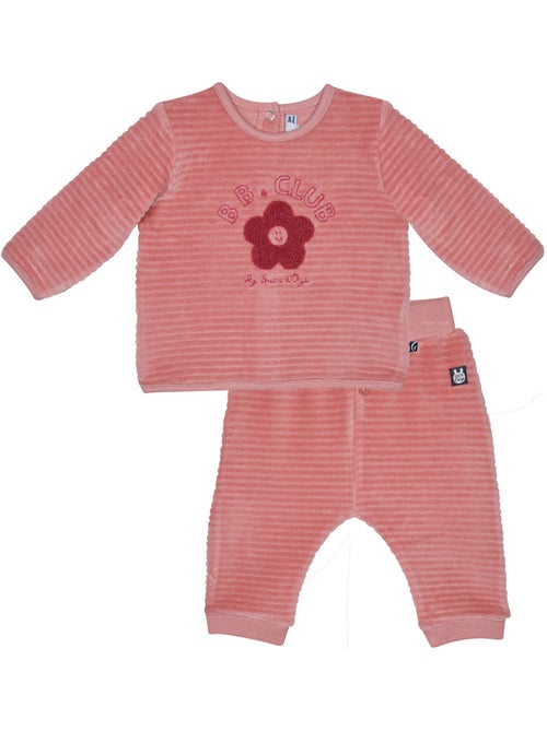 Sweat jogging staicy maille bebe - Kiabi