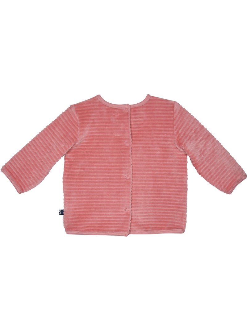 Sweat jogging staicy maille bebe Rose - Kiabi