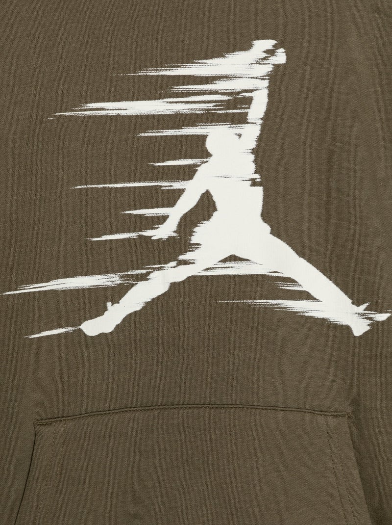 Sweat Jordan à capuche Kaki - Kiabi