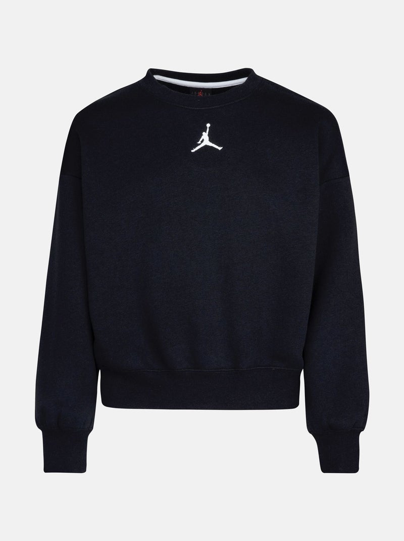 Sweat Jordan col rond - Noir - Fille - 0.00€ - Kiabi