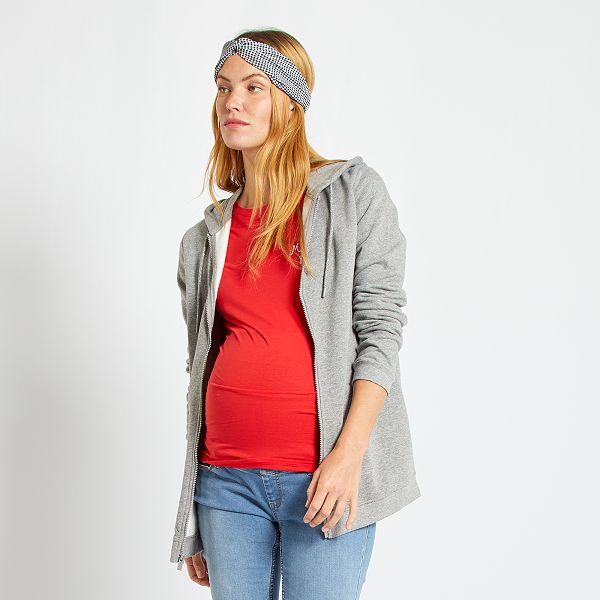 Sweat Kangourou Maman Bebe Pull Et Gilet De Grossesse Gris Chine Kiabi 18 00