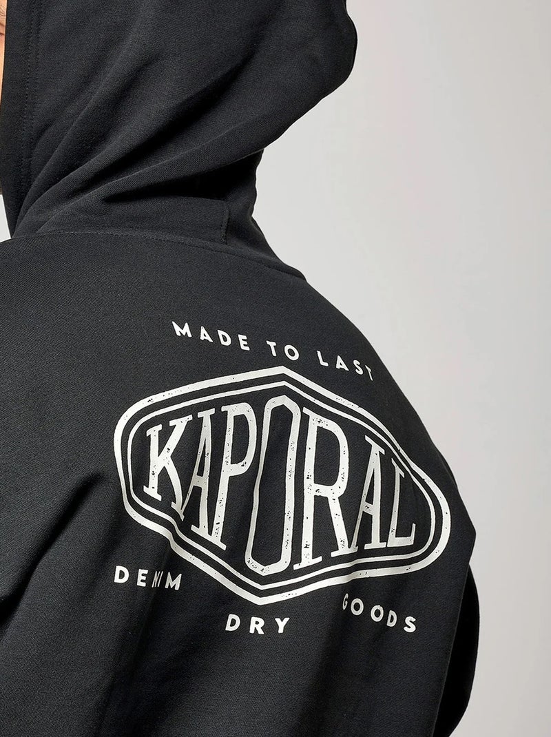 Sweat Kaporal à capuche Noir - Kiabi