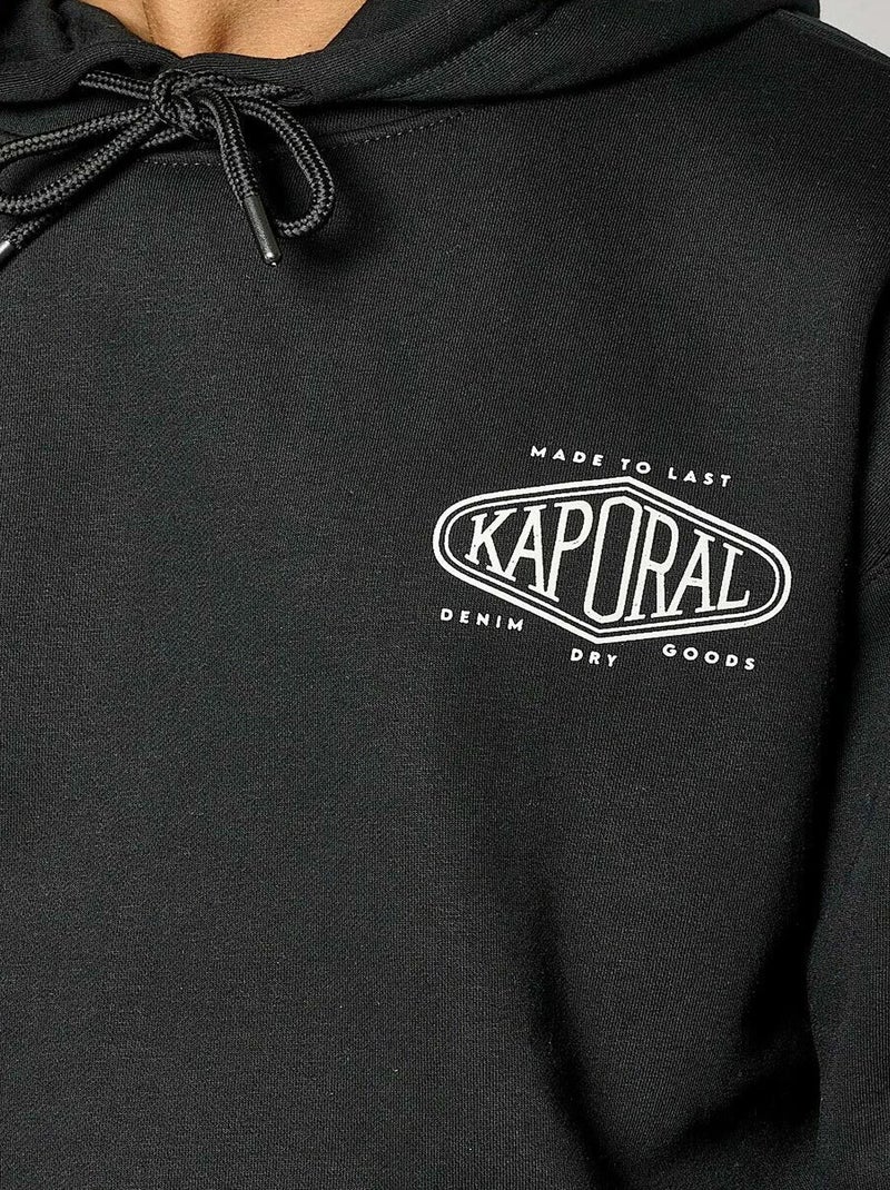 Sweat Kaporal à capuche Noir - Kiabi