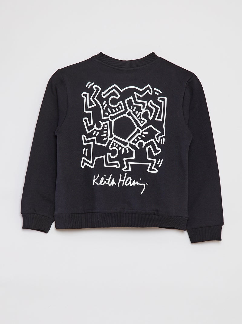 Sweat 'Keith Haring' - Saint-valentin noir - Kiabi