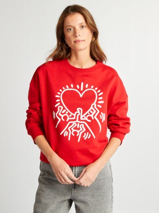 Sweat 'Keith Haring' - Saint-valentin