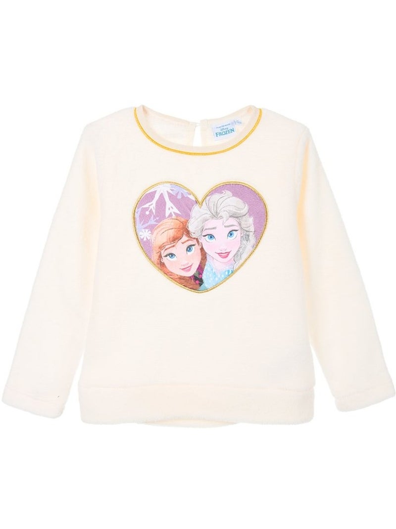 Sweat La Reine des Neiges | Licence Officielle Blanc - Kiabi