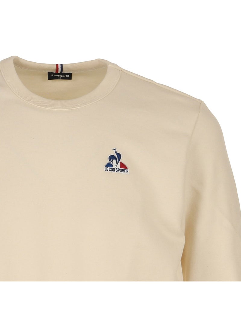 Sweat Le Coq Sportif Ess Crew Ecru - Kiabi