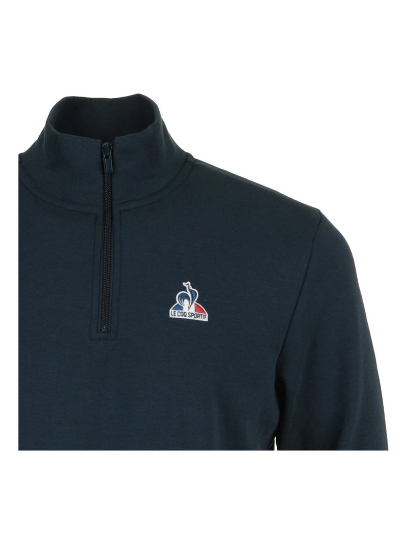 Sweat Le Coq Sportif Ess Halfzip N1 Bleu marine - Kiabi