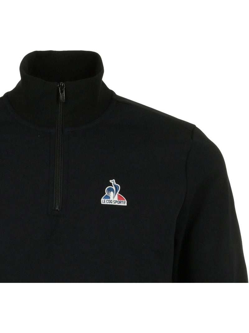 Sweat Le Coq Sportif Ess Halfzip N1 Noir - Kiabi