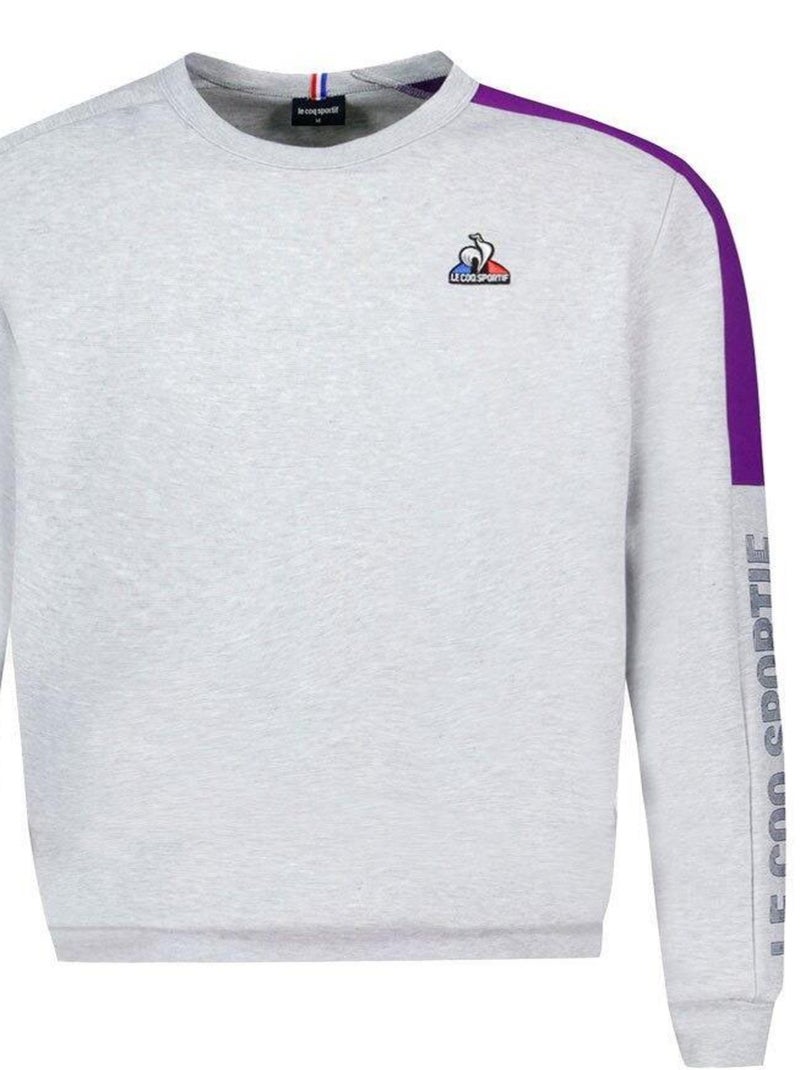 Sweat 'Le Coq Sportif' 'Saison 2 Crew N°1' Gris - Kiabi