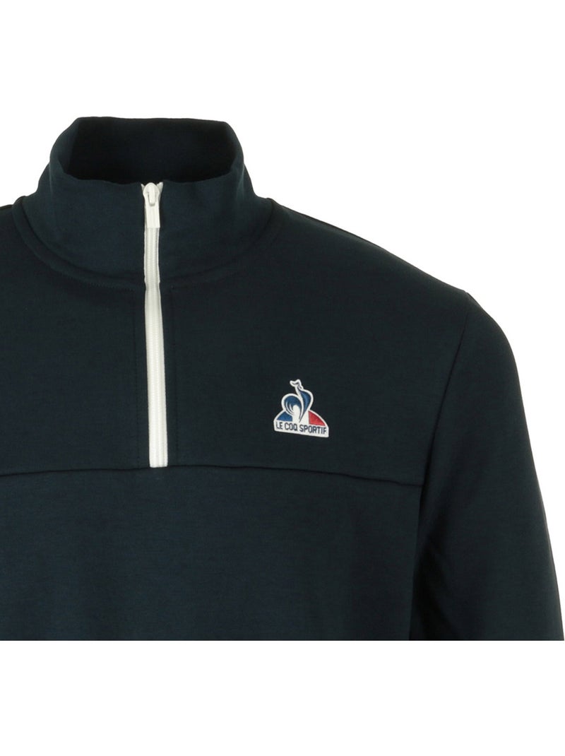 Sweat Le Coq Sportif Tri Sp Halfzip N1 Bleu marine - Kiabi
