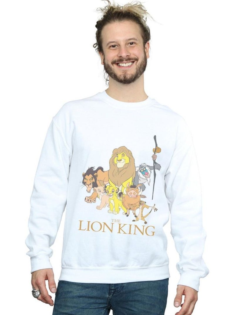 Sweat le roi lion - disney Blanc - Kiabi