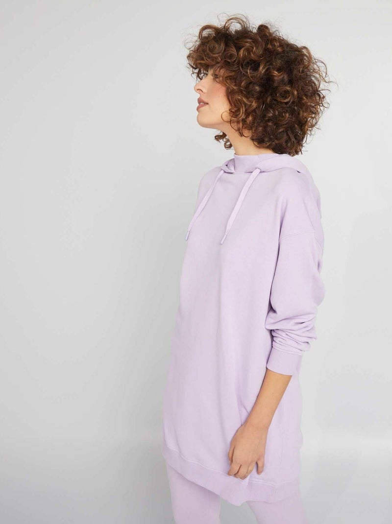 Sweat léger à capuche Violet - Kiabi