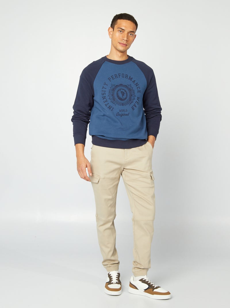 Pyjama Jersey Col Rond Manches Raglan | Atlas For Men