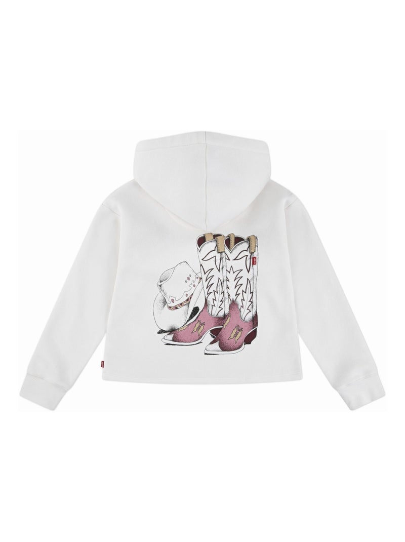 Sweat Levi's Kids à capuche Blanc cassé - Kiabi