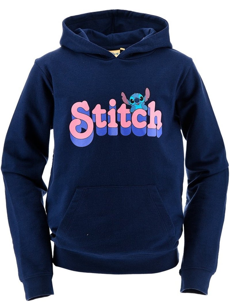 Sweat Lilo et Stitch | Licence Officielle Bleu marine - Kiabi