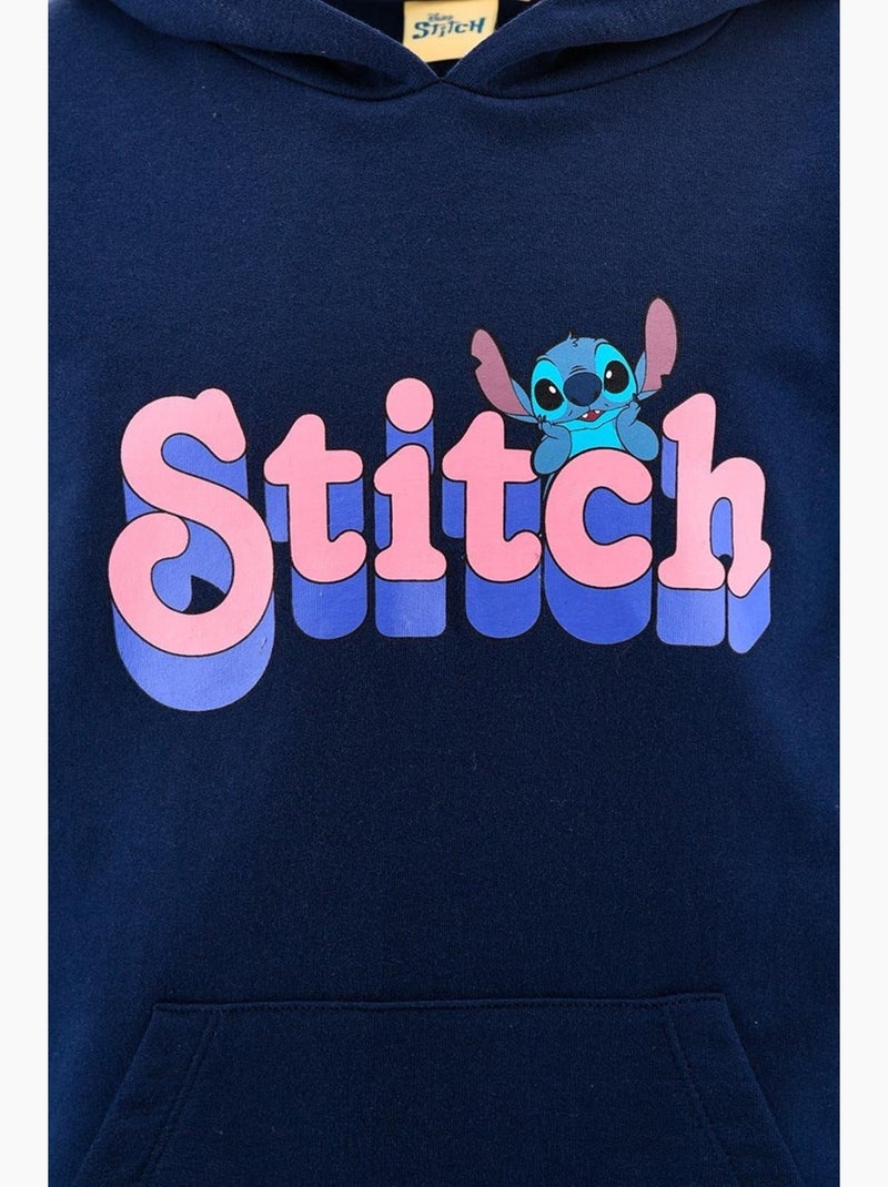 Sweat Lilo et Stitch | Licence Officielle Bleu marine - Kiabi