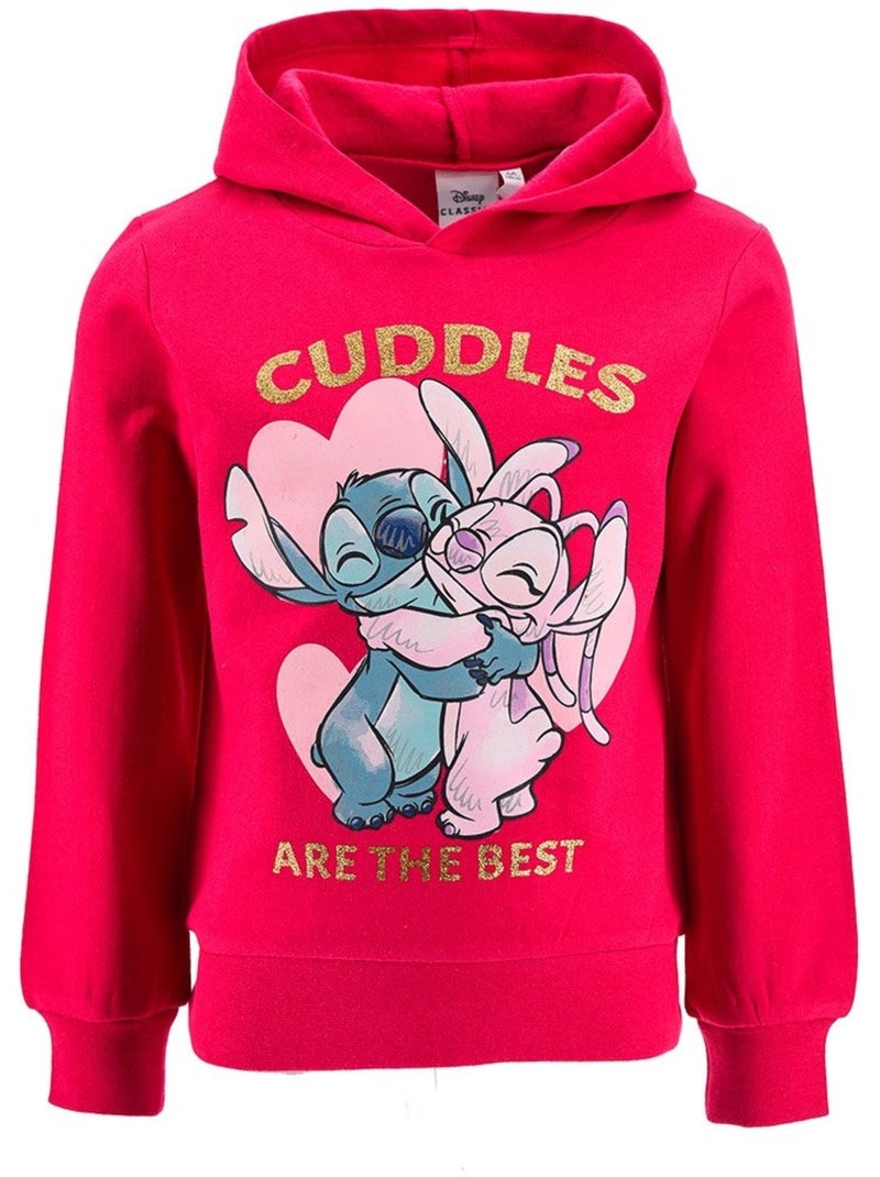 Sweat Lilo et Stitch | Licence Officielle Rose - Kiabi