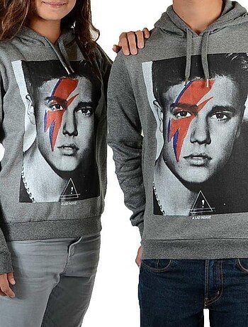 Sweat Little Eleven Paris JB Garçon Fille Gris