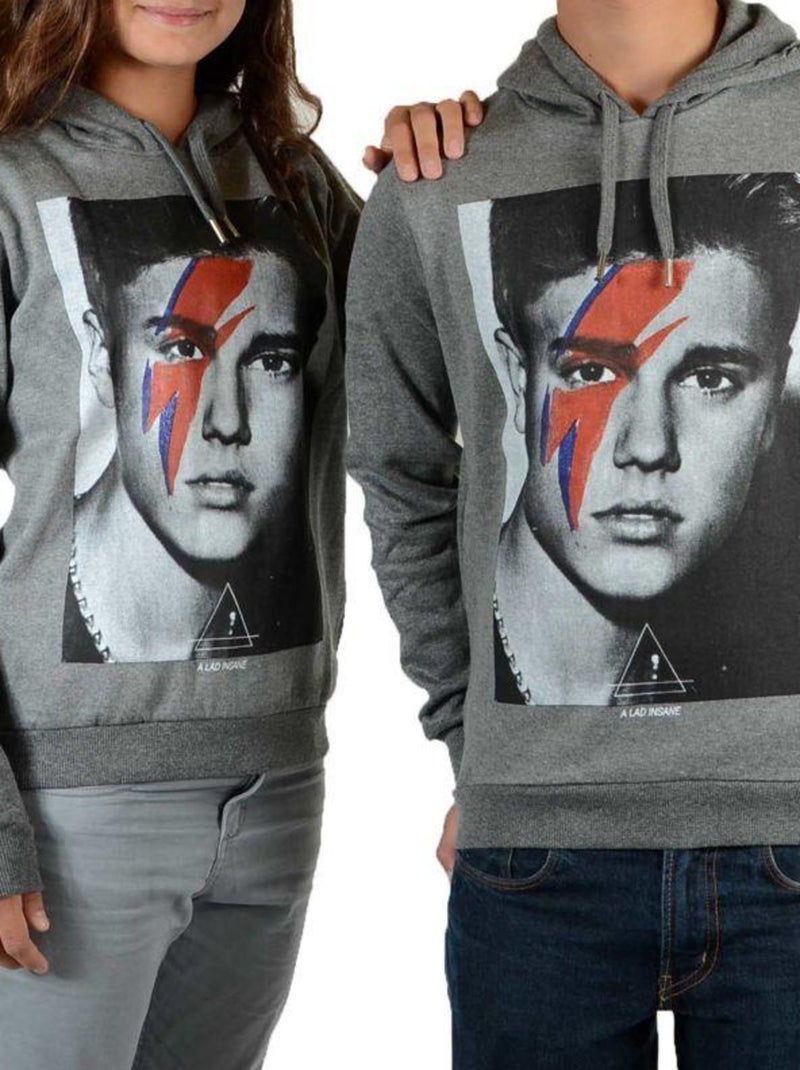 Sweat Little Eleven Paris JB Justin Bieber Garçon  Fille  Gris Gris - Kiabi