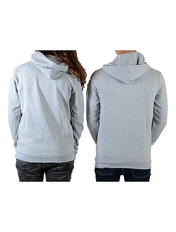 Sweat Little Eleven Paris Kate Moss HC Mixte Garçon Fille Gris Chiné