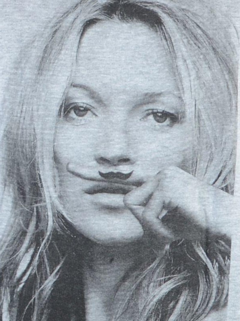 Sweat Little Eleven Paris Kate Moss HC Mixte Garçon   Fille  Gris Chiné Gris - Kiabi