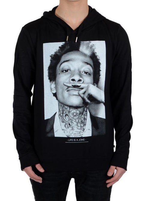 Sweat Little Eleven Paris Wiz Mixte Garçon   Fille  Wiz Khalifa Noir - Kiabi