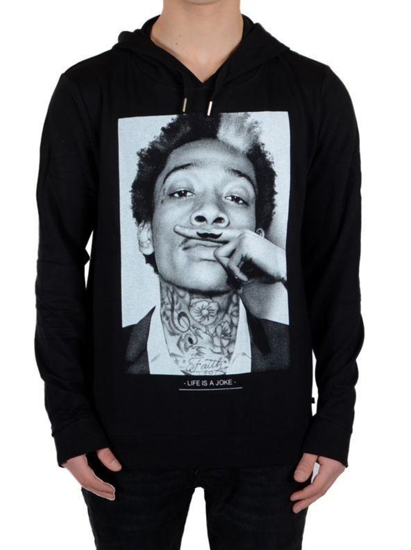 Sweat Little Eleven Paris Wiz Mixte Garçon   Fille  Wiz Khalifa Noir Noir - Kiabi