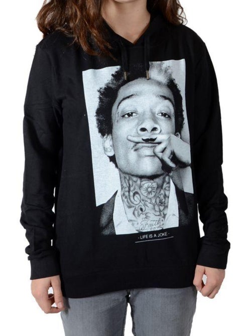 Sweat Little Eleven Paris Wiz Mixte Garçon   Fille  Wiz Khalifa Noir - Kiabi