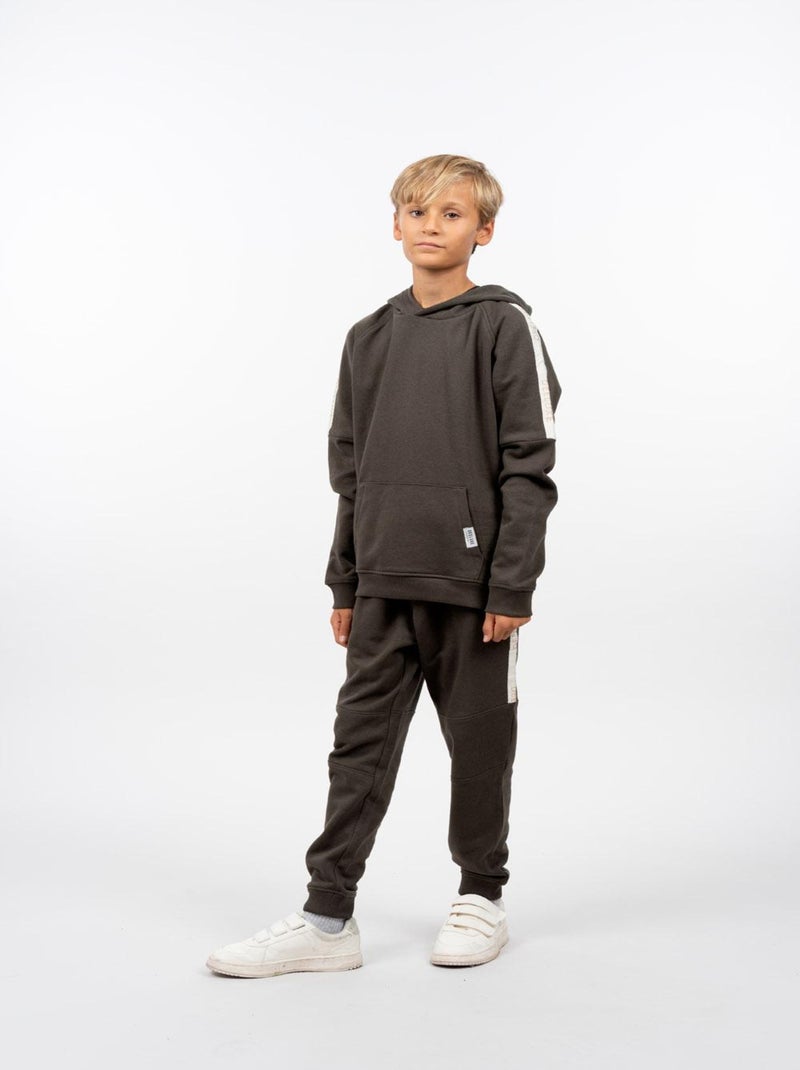 Sweat logo à capuche 'Deeluxe' Marron chocolat - Kiabi