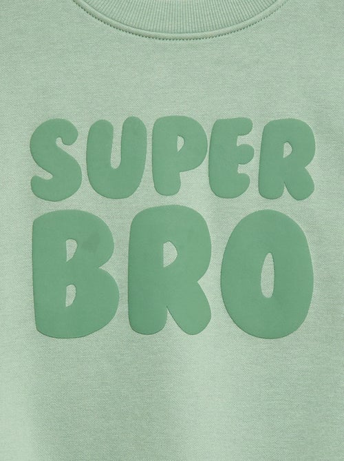 Sweat loose à motif brother - Kiabi