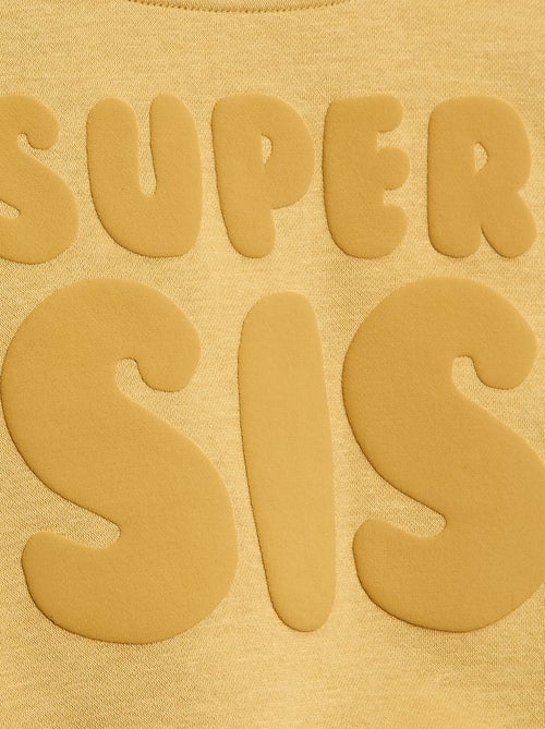 Sweat loose à motif sister - Kiabi Sweat loose à motif sister - Kiabi