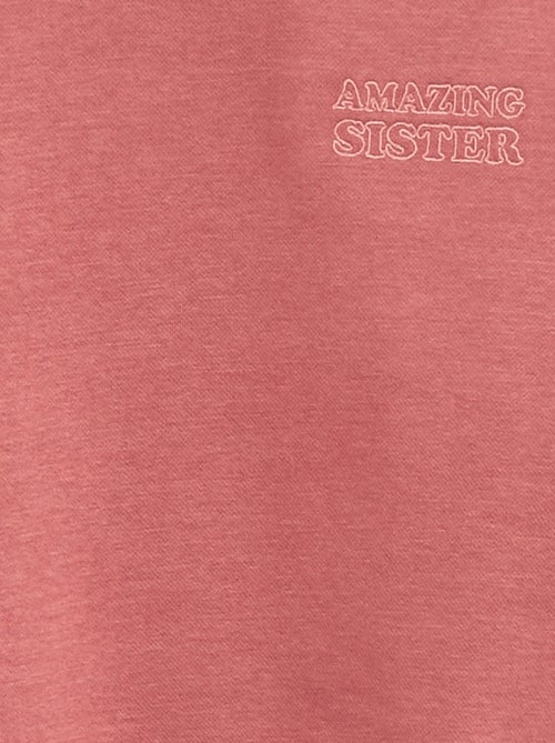 Sweat loose à motif sister - Kiabi Sweat loose à motif sister - Kiabi