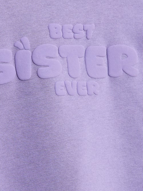 Sweat loose à motif sister - Kiabi Sweat loose à motif sister - Kiabi