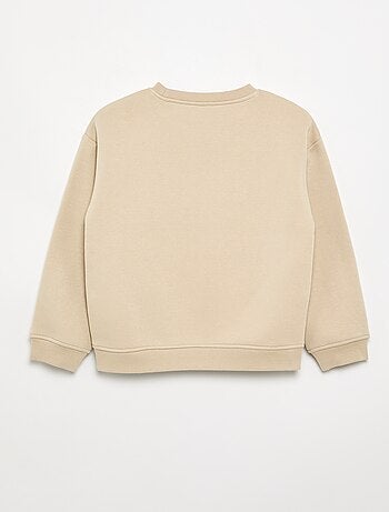 Sweat loose avec imprimé