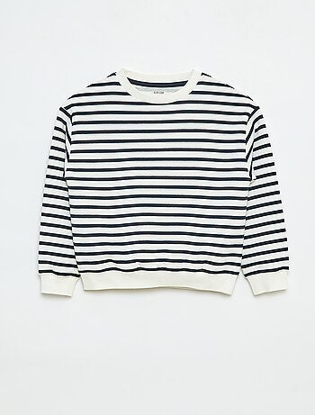 Sweat loose avec imprimé