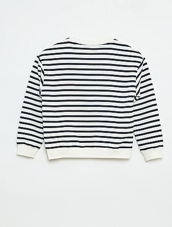 Sweat loose avec imprimé
