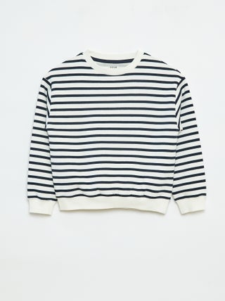 Sweat loose avec imprimé