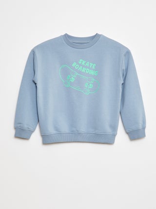 Sweat loose avec imprimé