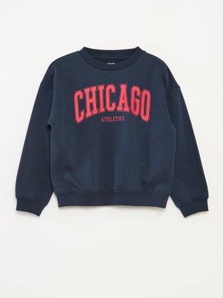 Sweat loose avec imprimé